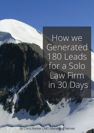 How we generated 180 Leads for a Solo Law Firm in 30 Days